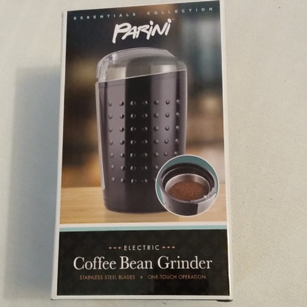 Parini Electric Coffee Bean Grinder - Black
